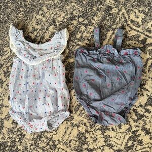 Baby girl bundle of rompers 6-9 month